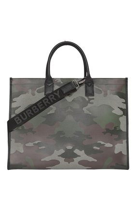 Мужская текстильная сумка-шопер BURBERRY хаки цвета по цене 93100 руб., арт. 8042082/112818 | Фото 1 Мужская текстильная сумка-шопер BURBERRY хаки цвета, арт. 8042082/112818 | Фото 1