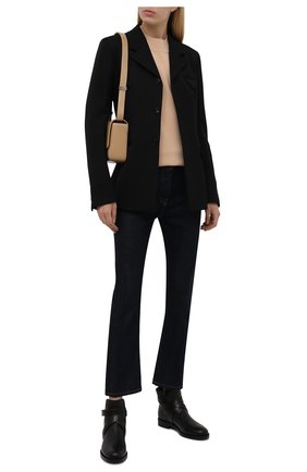 Женские кожаные ботинки new pryle BURBERRY черного цвета по цене 65900 руб., арт. 8042370 | Фото 2 Женские кожаные ботинки new pryle BURBERRY черного цвета, арт. 8042370 | Фото 2 (Материал внутренний: Натуральная кожа; Подошва: Плоская; Каблук высота: Низкий)