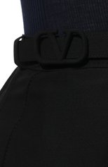 Женская юбка из шерсти и шелка VALENTINO черного цвета, арт. WB3RA7V01CF | Фото 5 (Материал внешний: Шерсть, Шелк; Стили: Гламурный; Региональные ограничения белый список (Axapta Mercury): RU; Женское Кросс-КТ: Юбка-одежда; Длина Ж (юбки, платья, шорты): Миди; Материал подклада: Вискоза)