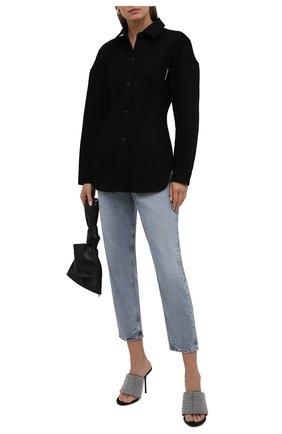 Женская хлопковая рубашка ALEXANDER WANG черного цвета по цене 51500 руб., арт. 1WC3211496 | Фото 2 Женская хлопковая рубашка ALEXANDER WANG черного цвета, арт. 1WC3211496 | Фото 2