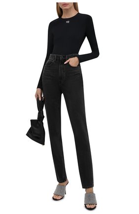 Женское боди ALEXANDERWANG.T черного цвета по цене 28100 руб., арт. 4CC3217032 | Фото 2 Женское боди ALEXANDERWANG.T черного цвета, арт. 4CC3217032 | Фото 2