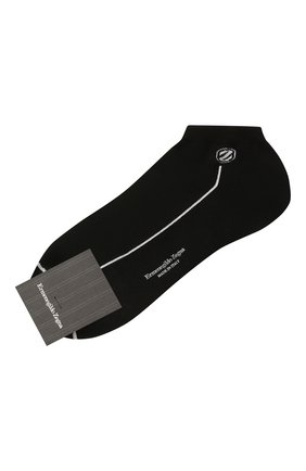 Мужские хлопковые носки ERMENEGILDO ZEGNA черного цвета по цене 2255 руб., арт. N5V024460 | Фото 1 Мужские хлопковые носки ERMENEGILDO ZEGNA черного цвета, арт. N5V024460 | Фото 1