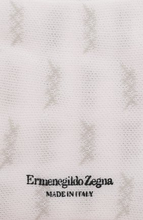 Мужские хлопковые носки ERMENEGILDO ZEGNA белого цвета по цене 2255 руб., арт. N5V024490 | Фото 2 Мужские хлопковые носки ERMENEGILDO ZEGNA белого цвета, арт. N5V024490 | Фото 2