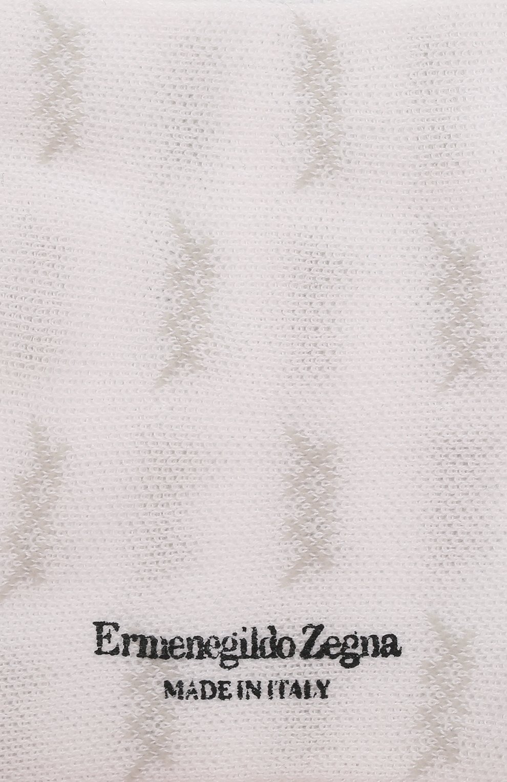 Мужские хлопковые носки ERMENEGILDO ZEGNA белого цвета, арт. N5V024490 | Фото 2 (Кросс-КТ: бельё; Материал внешний: Хлопок)