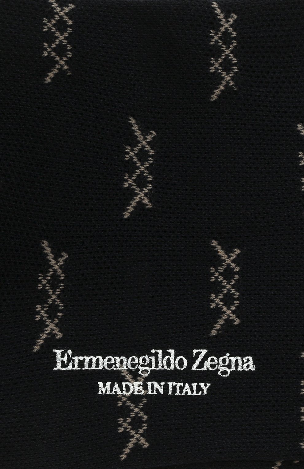 Мужские хлопковые носки ERMENEGILDO ZEGNA темно-синего цвета, арт. N5V024490 | Фото 2 (Кросс-КТ: бельё; Материал внешний: Хлопок)