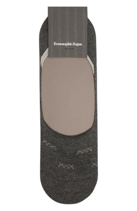Мужские подследники ERMENEGILDO ZEGNA серого цвета по цене 2255 руб., арт. N5V044530 | Фото 1 Мужские подследники ERMENEGILDO ZEGNA серого цвета, арт. N5V044530 | Фото 1