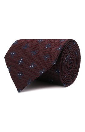 Мужской шелковый галстук ERMENEGILDO ZEGNA бордового цвета по цене 15150 руб., арт. Z2D31T/1XW | Фото 1 Мужской шелковый галстук ERMENEGILDO ZEGNA бордового цвета, арт. Z2D31T/1XW | Фото 1 (Материал: Текстиль, Шелк; Принт: С принтом; Аксессуары: Аксессуары)