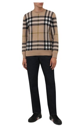 Мужские кожаные кеды BURBERRY черного цвета по цене 46450 руб., арт. 8042172 | Фото 2 Мужские кожаные кеды BURBERRY черного цвета, арт. 8042172 | Фото 2
