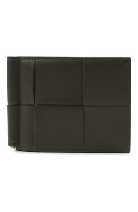 Мужской кожаный зажим для денег BOTTEGA VENETA серого цвета по цене 33500 руб., арт. 667039/VBWD2 | Фото 1 Мужской кожаный зажим для денег BOTTEGA VENETA серого цвета, арт. 667039/VBWD2 | Фото 1