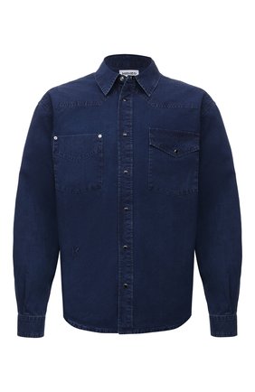 Мужская джинсовая рубашка KENZO синего цвета по цене 35750 руб., арт. FB65DC4201LG | Фото 1 Мужская джинсовая рубашка KENZO синего цвета, арт. FB65DC4201LG | Фото 1 (Материал внешний: Хлопок, Деним; Длина (для топов): Стандартные; Рукава: Длинные; Случай: Повседневный; Кросс-КТ: Деним; Принт: Однотонные; Манжеты: На кнопках; Стили: Кэжуэл; Воротник: Кент)