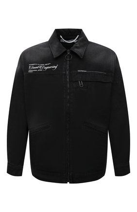 Мужская джинсовая куртка OFF-WHITE темно-серого цвета по цене 95200 руб., арт. 0MEA210G21FAB001 | Фото 1 Мужская джинсовая куртка OFF-WHITE темно-серого цвета, арт. 0MEA210G21FAB001 | Фото 1