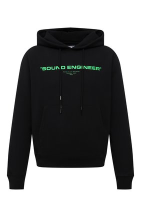 Мужской хлопковое худи OFF-WHITE черного цвета по цене 51850 руб., арт. 0MBB034G21FLE001 | Фото 1 Мужской хлопковое худи OFF-WHITE черного цвета, арт. 0MBB034G21FLE001 | Фото 1