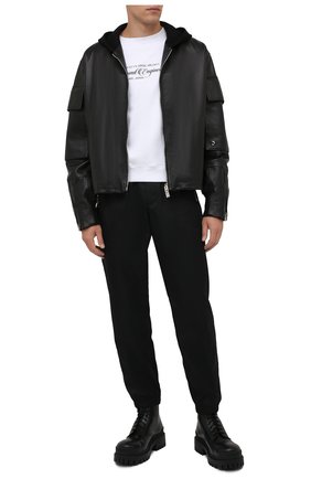 Мужской хлопковый свитшот OFF-WHITE белого цвета по цене 47750 руб., арт. 0MBA025G21FLE001 | Фото 2 Мужской хлопковый свитшот OFF-WHITE белого цвета, арт. 0MBA025G21FLE001 | Фото 2
