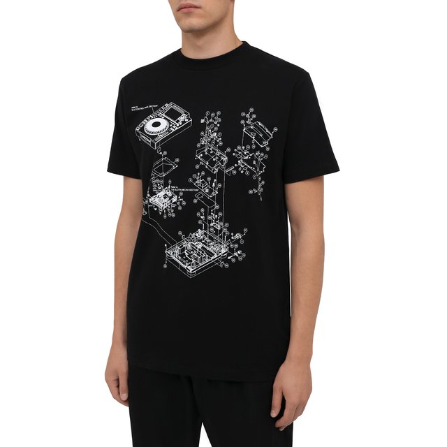 фото Хлопковая футболка off-white