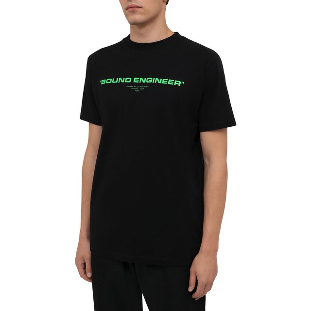 фото Хлопковая футболка off-white