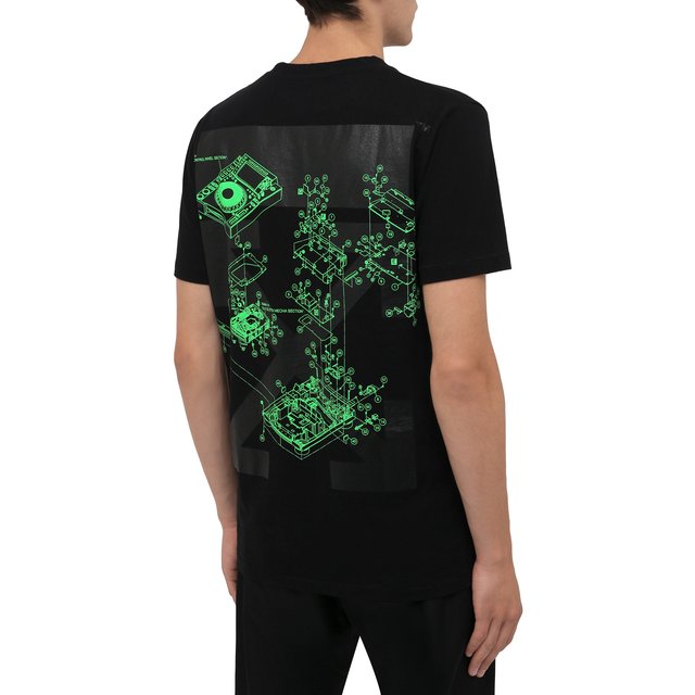 фото Хлопковая футболка off-white