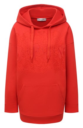 Женский хлопковое худи VALENTINO оранжевого цвета по цене 134000 руб., арт. WB3MF11M6K6 | Фото 1 Женский хлопковое худи VALENTINO оранжевого цвета, арт. WB3MF11M6K6 | Фото 1 (Материал внешний: Хлопок; Рукава: Длинные; Длина (для топов): Стандартные; Стили: Спорт-шик; Женское Кросс-КТ: Худи-одежда)