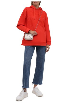 Женский хлопковое худи VALENTINO оранжевого цвета по цене 134000 руб., арт. WB3MF11M6K6 | Фото 2 Женский хлопковое худи VALENTINO оранжевого цвета, арт. WB3MF11M6K6 | Фото 2 (Материал внешний: Хлопок; Рукава: Длинные; Длина (для топов): Стандартные; Стили: Спорт-шик; Женское Кросс-КТ: Худи-одежда)