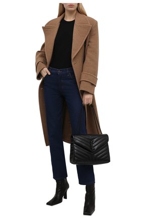 Женский кашемировый свитер VALENTINO черного цвета по цене 106000 руб., арт. WB3KCC266LS | Фото 2 Женский кашемировый свитер VALENTINO черного цвета, арт. WB3KCC266LS | Фото 2 (Материал внешний: Кашемир, Шерсть; Стили: Гламурный; Женское Кросс-КТ: Свитер-одежда; Длина (для топов): Стандартные; Рукава: Длинные)