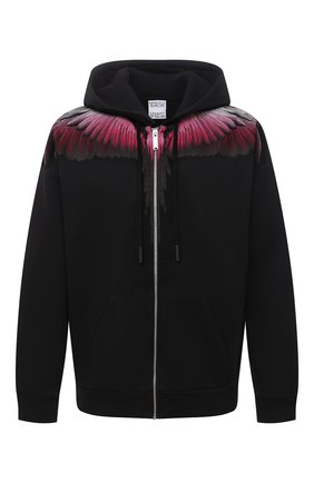 Мужской хлопковая толстовка MARCELO BURLON черного цвета по цене 37200 руб., арт. CMBE001F21FLE001 | Фото 1 Мужской хлопковая толстовка MARCELO BURLON черного цвета, арт. CMBE001F21FLE001 | Фото 1 (Материал внешний: Хлопок; Мужское Кросс-КТ: Толстовка-одежда; Стили: Спорт-шик; Рукава: Длинные; Длина (для топов): Стандартные)