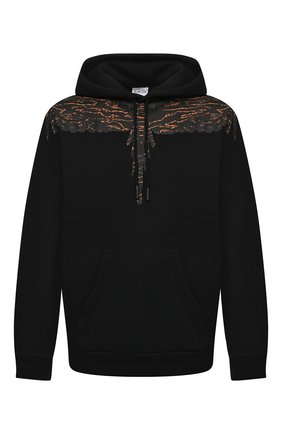 Мужской хлопковое худи MARCELO BURLON черного цвета по цене 44050 руб., арт. CMBB007F21FLE002 | Фото 1 Мужской хлопковое худи MARCELO BURLON черного цвета, арт. CMBB007F21FLE002 | Фото 1 (Длина (для топов): Стандартные; Материал внешний: Хлопок; Рукава: Длинные; Мужское Кросс-КТ: Худи-одежда; Принт: С принтом; Стили: Спорт-шик)
