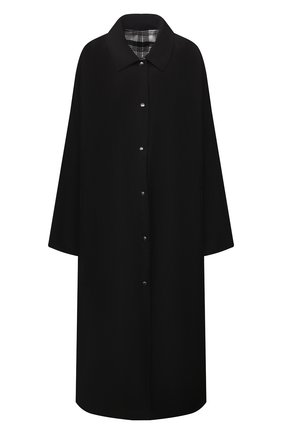Женский плащ FORTE DEI MARMI COUTURE черного цвета по цене 71650 руб., арт. 21WF1501 | Фото 1 Женский плащ FORTE DEI MARMI COUTURE черного цвета, арт. 21WF1501 | Фото 1