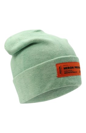 Мужская шапка HERON PRESTON светло-зеленого цвета по цене 11300 руб., арт. HMLC004F21KNI0025500 | Фото 1 Мужская шапка HERON PRESTON светло-зеленого цвета, арт. HMLC004F21KNI0025500 | Фото 1
