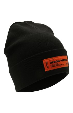 Мужская шапка HERON PRESTON черного цвета по цене 8985 руб., арт. HMLC004F21KNI0011000 | Фото 1 Мужская шапка HERON PRESTON черного цвета, арт. HMLC004F21KNI0011000 | Фото 1