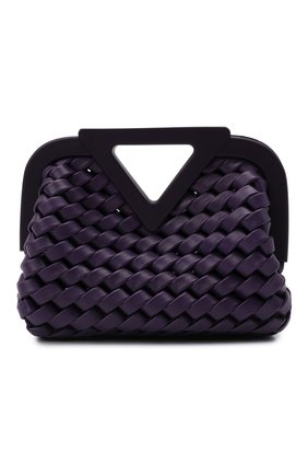 Женская сумка point small BOTTEGA VENETA фиолетового цвета по цене 233500 руб., арт. 666860/V14N1 | Фото 1 Женская сумка point small BOTTEGA VENETA фиолетового цвета, арт. 666860/V14N1 | Фото 1 (Размер: small; Материал: Натуральная кожа; Ремень/цепочка: На ремешке; Сумки-технические: Сумки top-handle; Женское Кросс-КТ: Вечерняя сумка)