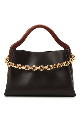 Женская сумка mount small BOTTEGA VENETA темно-коричневого цвета по цене 343500 руб., арт. 667410/V12J2 | Фото 1 Женская сумка mount small BOTTEGA VENETA темно-коричневого цвета, арт. 667410/V12J2 | Фото 1 (Материал: Натуральная кожа; Размер: small; Сумки-технические: Сумки top-handle)