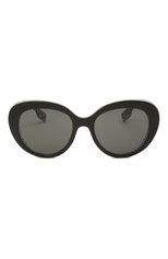 Женские солнцезащитные очки BURBERRY черного цвета, арт. 4298-382287 | Фото 3 (Материал: Пластик; Тип очков: С/з)