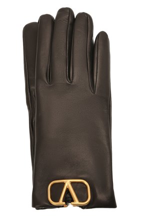 Женские кожаные перчатки VALENTINO черного цвета по цене 36450 руб., арт. WW2GDA00/WJW | Фото 1 Женские кожаные перчатки VALENTINO черного цвета, арт. WW2GDA00/WJW | Фото 1