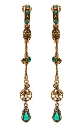 Женские серьги ALEXANDER MCQUEEN зеленого цвета по цене 46850 руб., арт. 667573/I4620 | Фото 1 Женские серьги ALEXANDER MCQUEEN зеленого цвета, арт. 667573/I4620 | Фото 1