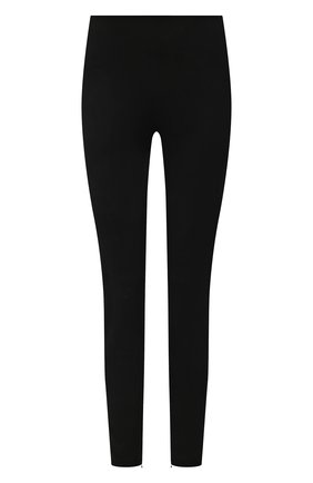 Женские замшевые брюки-скинни RALPH LAUREN черного цвета, арт. 290618851 | Фото 1 (Женское Кросс-КТ: Брюки-одежда; Длина (брюки, джинсы): Укороченные, Стандартные; Силуэт Ж (брюки и джинсы): Узкие; Стили: Кэжуэл; Материал подклада: Хлопок; Материал внешний: Натуральная кожа, Замша)