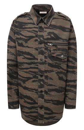 Женская джинсовая рубашка ZADIG&VOLTAIRE хаки цвета по цене 34700 руб., арт. SKCD0501F | Фото 1 Женская джинсовая рубашка ZADIG&VOLTAIRE хаки цвета, арт. SKCD0501F | Фото 1
