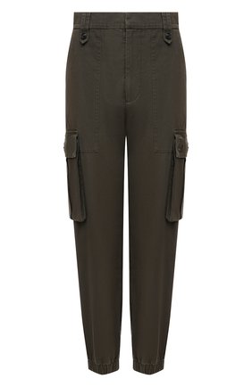 Женские хлопковые брюки ZADIG&VOLTAIRE хаки цвета по цене 18600 руб., арт. WKCD0103F | Фото 1 Женские хлопковые брюки ZADIG&VOLTAIRE хаки цвета, арт. WKCD0103F | Фото 1