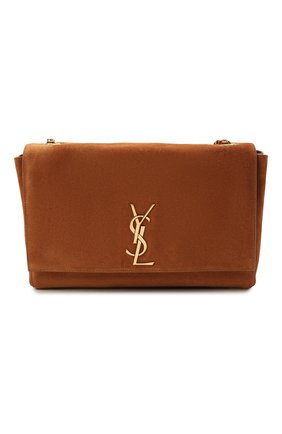 Женская сумка kate supple SAINT LAURENT коричневого цвета по цене 135000 руб., арт. 553804/1S78W | Фото 1 Женская сумка kate supple SAINT LAURENT коричневого цвета, арт. 553804/1S78W | Фото 1 (Ремень/цепочка: На ремешке; Материал: Натуральная кожа, Натуральная замша; Размер: medium; Сумки-технические: Сумки через плечо)