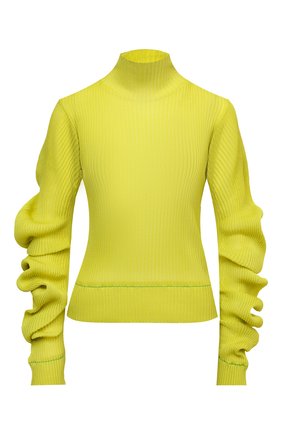Женская шелковая водолазка BOTTEGA VENETA желтого цвета по цене 158500 руб., арт. 664118/V0ZF0 | Фото 1 Женская шелковая водолазка BOTTEGA VENETA желтого цвета, арт. 664118/V0ZF0 | Фото 1 (Длина (для топов): Стандартные; Рукава: Длинные; Материал внешний: Шелк; Женское Кросс-КТ: Водолазка-одежда; Стили: Бохо)