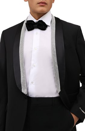 Мужской галстук-бабочка ETON черного цвета, арт. A000 33150 | Фото 2 (Материал: Текстиль, Синтетический материал)