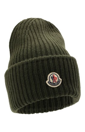 Мужская шапка из шерсти и кашемира MONCLER хаки цвета по цене 23400 руб., арт. G2-091-3B000-48-M1127 | Фото 1 Мужская шапка из шерсти и кашемира MONCLER хаки цвета, арт. G2-091-3B000-48-M1127 | Фото 1 (Материал: Шерсть, Кашемир; Кросс-КТ: Трикотаж)