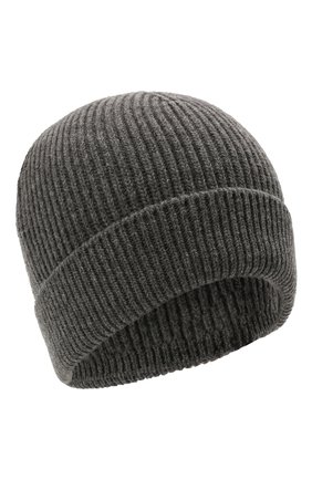 Мужская шерстяная шапка DOLCE & GABBANA серого цвета, арт. GXE84T/JAV99 | Фото 1 (Материал: Шерсть, Текстиль; Кросс-КТ: Трикотаж)
