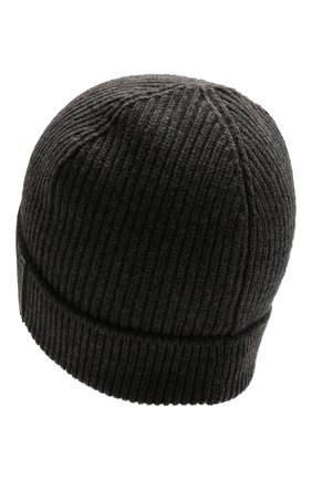 Мужская шерстяная шапка DOLCE & GABBANA серого цвета, арт. GXE84T/JAV99 | Фото 2 (Материал: Шерсть, Текстиль; Кросс-КТ: Трикотаж)