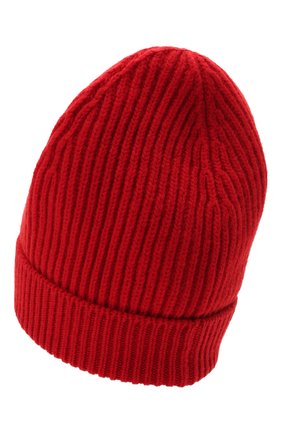 Мужская шерстяная шапка  DOLCE & GABBANA красного цвета, арт. GXE83T/JBVB6 | Фото 2 (Материал: Шерсть, Текстиль; Кросс-КТ: Трикотаж)