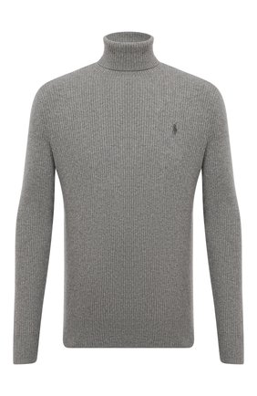 Мужской шерстяной свитер POLO RALPH LAUREN серого цвета по цене 18300 руб., арт. 710810838 | Фото 1 Мужской шерстяной свитер POLO RALPH LAUREN серого цвета, арт. 710810838 | Фото 1
