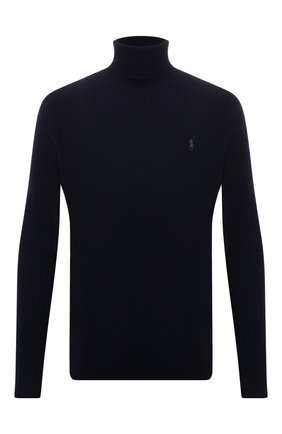 Мужской шерстяной свитер POLO RALPH LAUREN темно-синего цвета по цене 18300 руб., арт. 710810838 | Фото 1 Мужской шерстяной свитер POLO RALPH LAUREN темно-синего цвета, арт. 710810838 | Фото 1