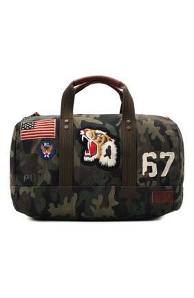 Мужская текстильная дорожная сумка POLO RALPH LAUREN хаки цвета по цене 21300 руб., арт. 405752381 | Фото 1 Мужская текстильная дорожная сумка POLO RALPH LAUREN хаки цвета, арт. 405752381 | Фото 1