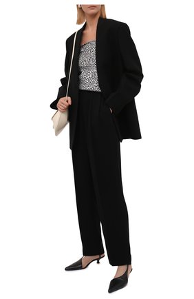 Женские брюки из вискозы JIL SANDER черного цвета по цене 79950 руб., арт. JSPT301300-WT381000 | Фото 2 Женские брюки из вискозы JIL SANDER черного цвета, арт. JSPT301300-WT381000 | Фото 2 (Материал внешний: Вискоза; Длина (брюки, джинсы): Стандартные; Женское Кросс-КТ: Брюки-одежда; Силуэт Ж (брюки и джинсы): Прямые; Стили: Кэжуэл)