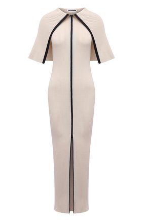 Женское хлопковое платье JIL SANDER белого цвета по цене 134500 руб., арт. JSCT759054-WTY24308 | Фото 1 Женское хлопковое платье JIL SANDER белого цвета, арт. JSCT759054-WTY24308 | Фото 1