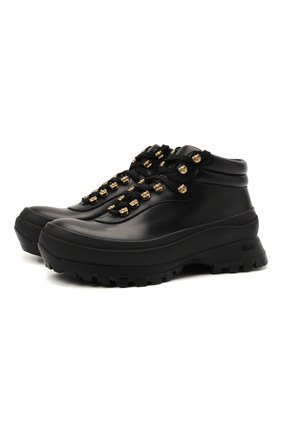 Женские кожаные ботинки JIL SANDER черного цвета по цене 83850 руб., арт. JP37001A-14510 | Фото 1 Женские кожаные ботинки JIL SANDER черного цвета, арт. JP37001A-14510 | Фото 1 (Материал внутренний: Натуральная кожа; Подошва: Платформа; Женское Кросс-КТ: Хайкеры-ботинки)