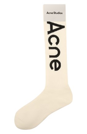 Женские хлопковые носки ACNE STUDIOS кремвого цвета по цене 5705 руб., арт. C80085/W | Фото 1 Женские хлопковые носки ACNE STUDIOS кремвого цвета, арт. C80085/W | Фото 1